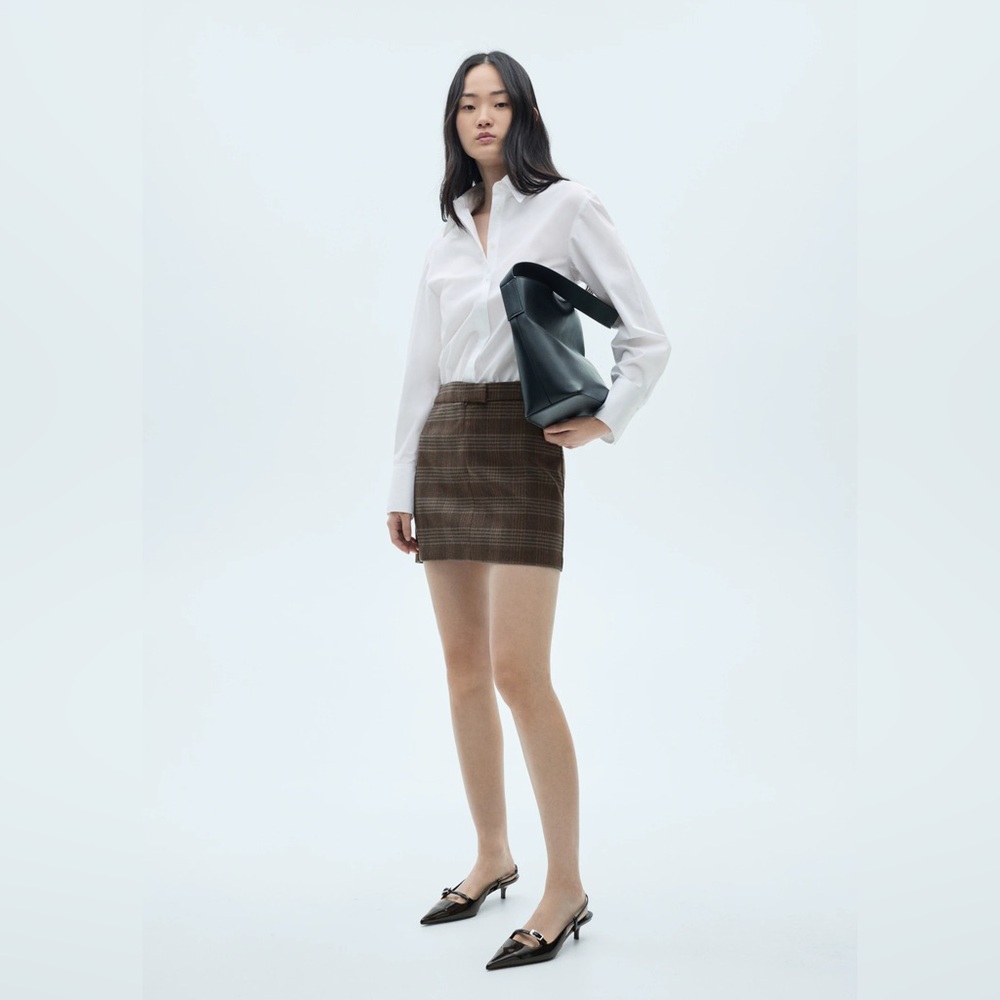 Mango Short Combined Dress Size 8 Long‎ Sleeve